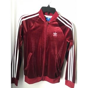 Girls suede Adidas sweater